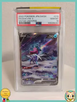 PSA10 Suicune V 215/172 SAR - S12A VSTAR Universe Pokemon Card - Image 1