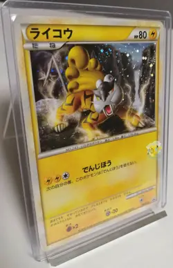 Pokemon 2010 Legend Perfect Set Black Star Promo - Raikou 061/LP Holo Card - Exc - Image 4