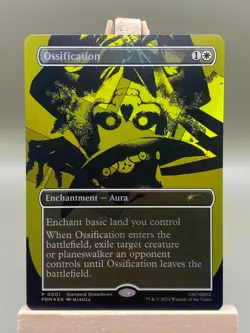 OSSIFICATION #0001 MTG Magic STANDARD SHOWDOWN PROMO FOIL - Image 1