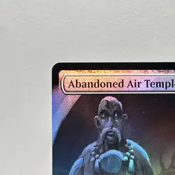 MTG Magic The Gathering Avatar ABANDONED AIR TEMPLE Extended Art Foil Rare #0386 - Image 2