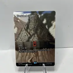 Mtg. Tarnished Citadel. Borderless. Avatar: The Last Airbender. Pack Fresh regul - Image 1