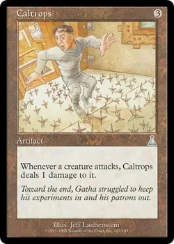 Caltrops Urza's Destiny MtG LP to NM - Image 1