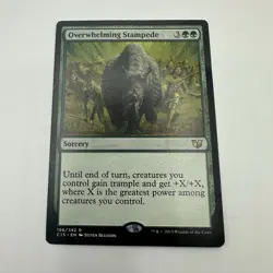 Overwhelming Stampede LP Commander 2015 MTG Magic the Gathering - Image 1