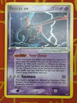 POKEMON TCG DEOXYS EX 17/17 NON HOLO RARE EXCELLENT POP SERIES 4 - Image 1