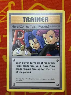 POKEMON TCG HERE COMES TEAM ROCKET! 113/108 NON HOLO RARE EXCELLENT EVOLUTIONS - Image 1
