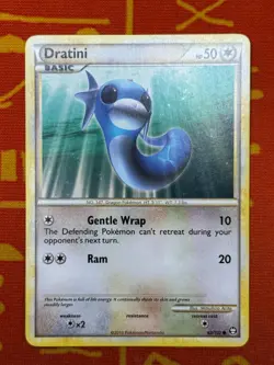 POKEMON TCG DRATINI 62/102 NON HOLO COMMON EXCELLENT TRIUMPHANT - Image 1