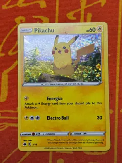 POKEMON TCG PIKACHU 7/15 HOLO MCDONALDS PROMO LIGHT PLAY - Image 5