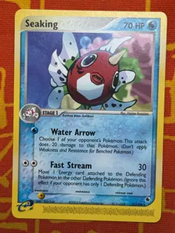 POKEMON TCG SEAKING 21/109 NON HOLO RARE EXCELLENT RUBY & SAPPHIRE - Image 1