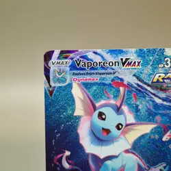 Vaporean VMAX SWSH182 Black Star Promo Pokemon Ultra Rare Full Art Near Mint 🎄 - Image 3