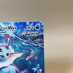 Vaporean VMAX SWSH182 Black Star Promo Pokemon Ultra Rare Full Art Near Mint 🎄 - Image 4