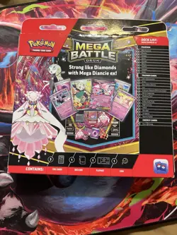 Pokemon TCG Diancie-EX Holo Foil M Audino-Ex Mega Battle Deck 2016 Card 008/026 - Image 2