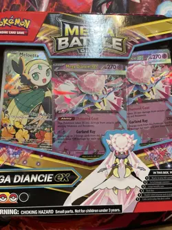 Pokemon TCG Diancie-EX Holo Foil M Audino-Ex Mega Battle Deck 2016 Card 008/026 - Image 3