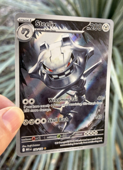 Steelix Full Art, Pokemon Near Mint, Mega Evolution, Illustration Rare, 150/132 - Image 1