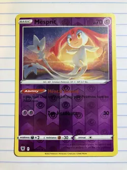 Pokemon TCG Mesprit Reverse Holo Rare 066/189 Darkness Ablaze NM Condition - Image 1