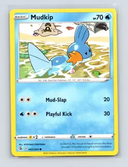 Pokemon TCG Mudkip 062/264 SWSH08: Fusion Strike Normal NM - Image 1