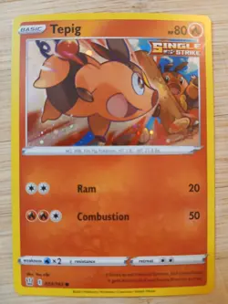 Pokemon - Tepig - 023/163 - Cosmos Holo Promo - Battle Styles - NM/M - Image 1