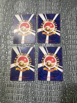 Pokemon 4 Set Eevee Dark Vaporeon Jolteon Flareon No.133 134 135 136 Japanese LP - Image 2