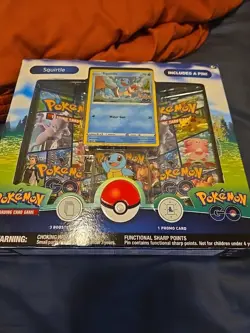 Pokemon GO; Squirtle Promo Card, Pin - Image 1