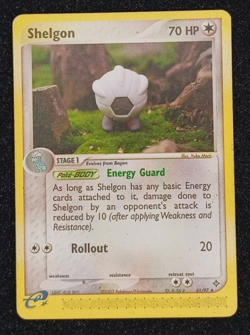 Shelgon 41/97 - E-Series: Dragon - Vintage Yuka Morii Clay Art Pokemon TCG - Image 1