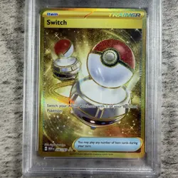 2023 POKEMON MEW EN-151 HYPER RARE #206 SWITCH PSA 9 - Image 3