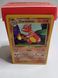 Charmeleon Base Set 24/102 Uncommon Pokemon Card Unlimited LP - Image 1