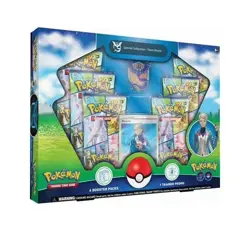 Pokemon Go 6 Booster pack box with Blanche Trainer card promo - Image 1