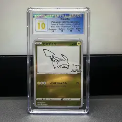 Pikachu 208/S-P Yu Nagaba Japanese Pokemon (2021) PROMO Card PRISTINE CGC 10 - Image 1