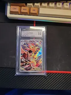 CGC 10 Ethan's Typhlosion Pokemon (2025) Japanese Heat Wave Arena - 070/063 AR - Image 1