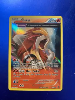 Entei 15/98 Reverse Holo Rare XY Ancient Origins Pokemon TCG Card - Image 1