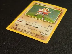 Pokemon TCG Hitmonchan Base Set 7/102 Holo 1999-2000 Wizards Base Set Copyright - Image 4