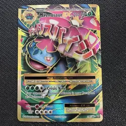 2016 M Venusaur EX Pokemon XY Evolutions 100/108 FULL ART ULTRA RARE - Image 1