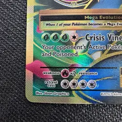 2016 M Venusaur EX Pokemon XY Evolutions 100/108 FULL ART ULTRA RARE - Image 5