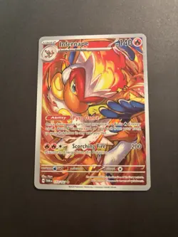 Pokemon TCG Infernape Card Twilight Masquerade Illustration Rare 173/167 - Image 1