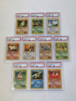 2000 Pokemon Gym Heroes 1st Edition Base PSA 9 Lot (10) #MD35 - Image 1