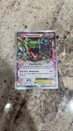 Pokemon TCG Rayquaza EX Holo Rare Black Star Promo Card XY66 - Image 1