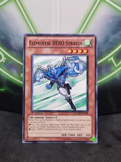 Yugioh Elemental HERO Stratos RYMP-EN008 Common 1st Edition NM - Image 1