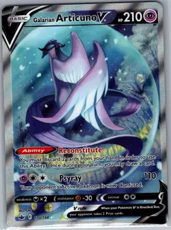 Galarian Articuno V 170/198 SWSH06: Chilling Reign - Pokemon Card - NM - Image 1