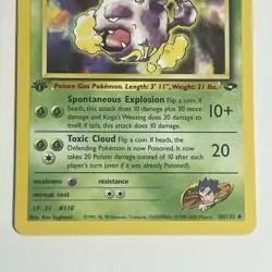 Pokemon FIRST EDITION Gym Challenge Koga Beedrill Koga Weezing WOTC Cards LP+ - Image 5