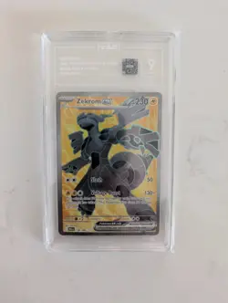 GRADED TAG MINT 9 ZEKROM EX 158/86 BLACK BOLT POKEMON CARD - Image 1