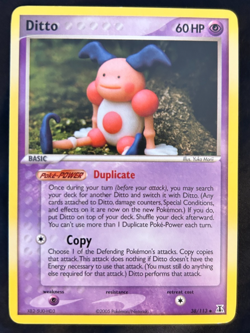 2005 Pokemon TCG Delta Species Card Ditto (Mr. Mime) #38/113 - LP - Image 3