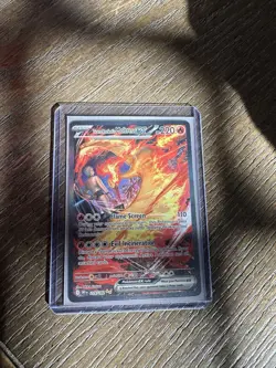 Destined Rivals Team Rockets Moltres EX Full Art. Very Nice Card. - Image 1
