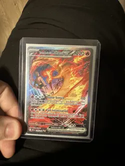 Destined Rivals Team Rockets Moltres EX Full Art. Very Nice Card. - Image 2