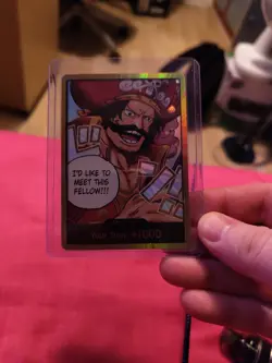 One Piece CCG - Gol.D.Roger GOLD DON!! Card - Carrying On His Will OP-13 English - Image 1