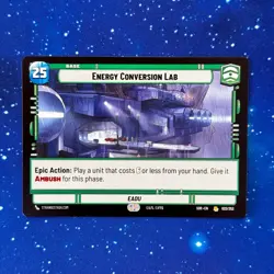 Energy Conversion Lab Rare BASE Star Wars Unlimited SWU ECL Card SOR Command - Image 1