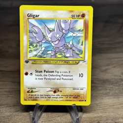 Gligar Pokemon Card - Neo Destiny 1st Edition - 67/105 - NM - Image 1
