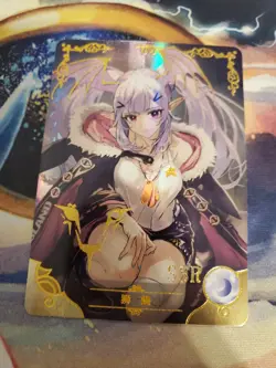 Goddess Story Doujin Foil Holo SSR Card - Manticore - Arknights - Image 1