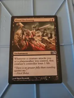 MTG Black - Blood Reckoning 81 - M13 - Enchantment - Image 1