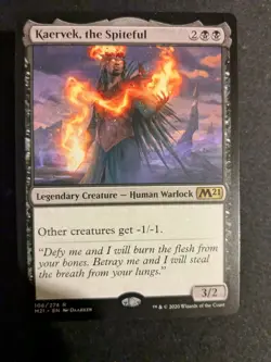 MTG EDH Commander Deck - Kaervek, The Spiteful -1-1 Theme - Image 1