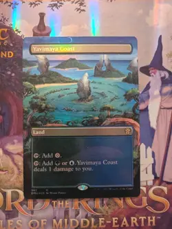 MTG Yavimaya Coast (Borderless) Dominaria United Foil NM - Image 1