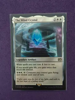 MTG The Wind Crystal Final Fantasy Foil R 0043 Magic The Gathering FIN - Image 1